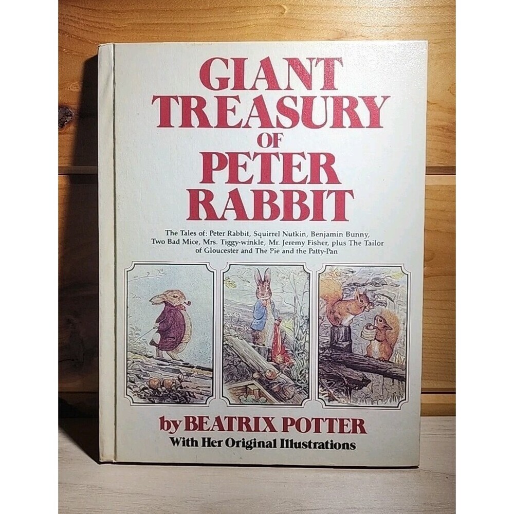 Giant Treasury of Peter Rabbit (Hardcover) by Beatrix Potter, C Wilkins 1980